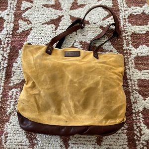 Mustard arch diaper bag- over the shoulder or backpack